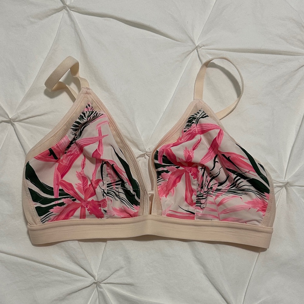 NWOT - Lively Floral Print Women's Bralette - size 2